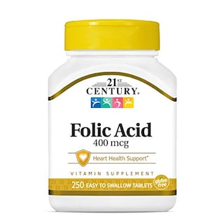 Foto 1 | Foto 1 | Suplemento De Ácido Fólico Del Siglo Xxi, Tabletas De 400 Mcg, 250 Unidades - Venta Internacional.