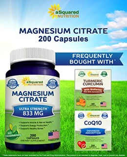 Foto 6 | Foto 6 | Suplemento Squared Nutrition Citrato De Magnesio 833 Mg - Venta Internacional.