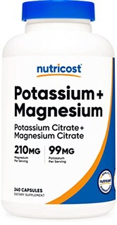Foto 1 | Foto 1 | Suplemento Nutricost De Potasio 99 Mg De Magnesio Y 210 Mg De Citratos - Venta Internacional.
