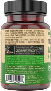Foto 4 | Foto 4 | Suplemento Multivitamínico Y Mineral Vegano Deva, 90 Comprimidos, 2 Unidades - Venta Internacional.