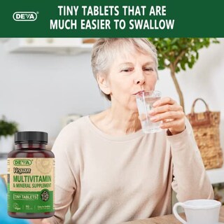 Foto 5 | Foto 5 | Suplemento Multivitamínico Y Mineral Vegano Deva, 90 Comprimidos, 2 Unidades - Venta Internacional.