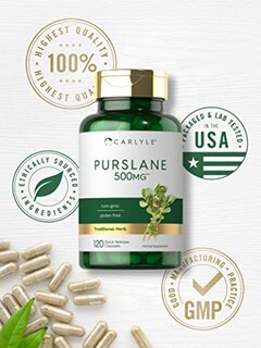 Foto 5 | Foto 5 | Suplemento Carlyle Purslane 500 Mg 120 Cápsulas - Venta Internacional.