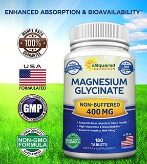 Foto 4 | Foto 4 | Suplemento De Glicinato De Magnesio De Squared Nutrition 400 Mg - Venta Internacional.