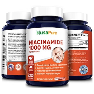 Foto 4 | Foto 4 | Suplemento De Niacinamida Nusapure 1000 Mg 200 Cápsulas Vegetarianas - Venta Internacional.