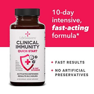 Foto 4 | Foto 4 | Suplemento Life Seasons Clinical Immunity Quick-start, 60 Cápsulas - Venta Internacional.