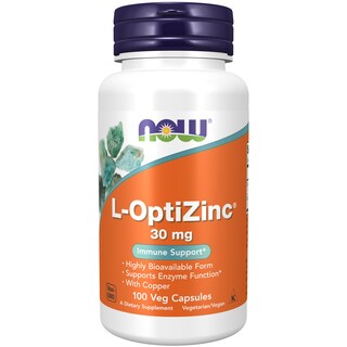 Foto 1 | Foto 1 | Supplement Now L-optizinc 30 Mg Con Cobre, 100 Cápsulas Vegetarianas - Venta Internacional.