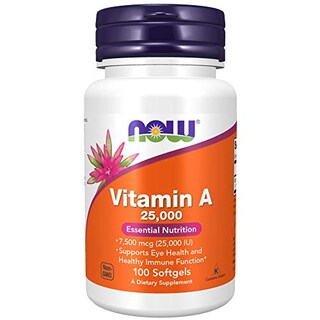 Foto 1 | Foto 1 | Complementa Now de Vitamina A de Aceite de Hígado de Pescado 25 000 Ui 100 Softgels - Venta Internacional