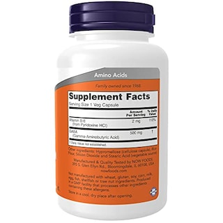 Foto 2 | Foto 2 | Suplemento Now Gaba (ácido Gamma-aminobutírico) 500 Mg + B-6 10 - Venta Internacional.