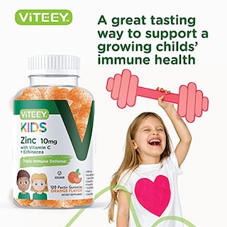 Foto 6 | Foto 6 | Gomitas Viteey Zinc de 10 mg con Vitamina C y Equinácea X1 - Venta Internacional