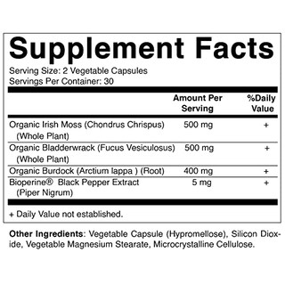 Foto 2 | Foto 2 | Suplemento Vitamatic Organic Irish Sea Moss 120 Cápsulas - Venta Internacional.