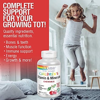 Foto 3 | Foto 3 | Multivitamínico Para Niños Solaray Complete 120 Masticables - Venta Internacional.