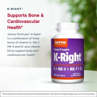 Foto 3 | Foto 3 | Suplemento Jarrow Formulas K-right 60 Cápsulas Blandas Con Vitamina D3 - Venta Internacional.