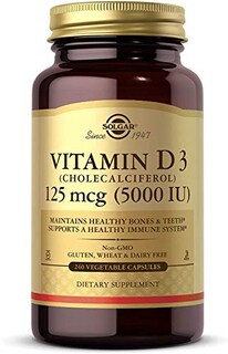 Foto 1 | Foto 1 | Suplemento Solgar De Vitamina D3 125 Mcg (5000 Ui) 240 Cápsulas - Venta Internacional.