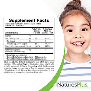 Foto 5 | Foto 5 | Suplemento De Vitamina C Nature's Plus Animal Parade, 90 Tabletas - Venta Internacional.