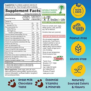 Foto 5 | Foto 5 | Suplemento Multivitamínico Yum-vs Kids Chocolate 60 Masticable - Venta Internacional.