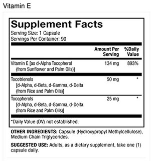 Foto 2 | Foto 3 | Suplemento Dietético Dr. Mercola Vitamina E 134 Mg 90 Cápsulas - Venta Internacional