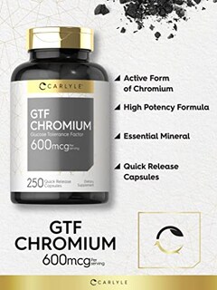 Foto 3 | Foto 3 | Suplemento Carlyle Gtf Chromium 600 Mcg 250 Cápsulas - Venta Internacional.