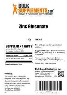 Foto 2 | Foto 2 | Gluconato De Zinc En Polvo Bulksupplements.com 1 Kg - Vegano - Venta Internacional.