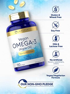 Foto 4 | Foto 4 | Suplemento Carlyle Vegan Omega 3 200 Mg Cápsulas Blandas 150 Unidades - Venta Internacional.
