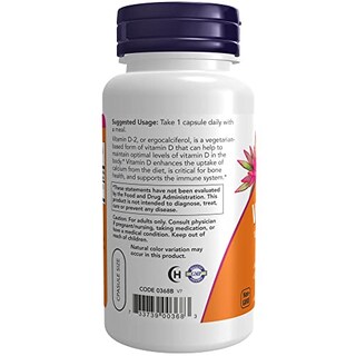 Foto 3 | Foto 3 | Suplemento Now De Vitamina D Seca De Alta Potencia, 1000 Ui, 120 Cápsulas - Venta Internacional.