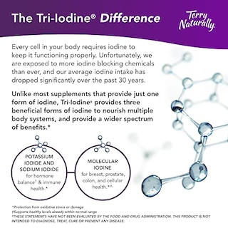 Foto 3 | Foto 3 | Suplemento Terry Naturally Tri-iodine, 3 Mg, 90 Cápsulas Veganas - Venta Internacional.