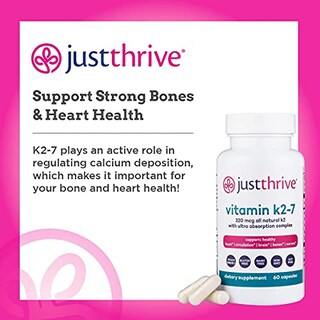Foto 3 | Foto 3 | Suplemento Just Thrive Con Vitamina K2-7 Para La Salud Ósea Y Cardíaca Durante 30 Días - Venta Internacional.