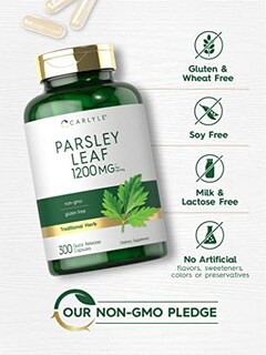 Foto 4 | Foto 4 | Suplemento Carlyle Parsley Leaf, Cápsulas De 1200 Mg, 300 Unidades - Venta Internacional.