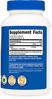 Foto 4 | Foto 4 | Suplemento Nutricost L-treonato De Magnesio Magtein 2000 Mg - Venta Internacional.