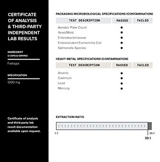 Foto 5 | Foto 5 | Suplemento De Extracto De Toniiq Fadogia Agrestis 36.000 Mg 30:1 120 - Venta Internacional.