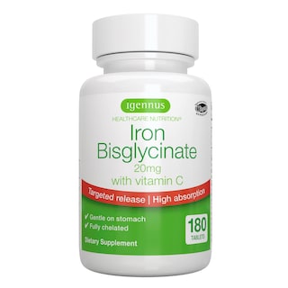 Foto 1 | Foto 1 | Suplemento De Bisglicinato De Hierro 20% De Igennus Healthcare Nutrition - Venta Internacional.