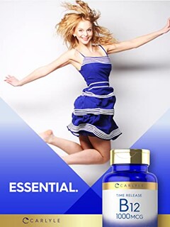 Foto 6 | Foto 6 | Suplemento Carlyle De Vitamina B12, 1000 Mcg, Liberación Prolongada, 250 Tabletas - Venta Internacional.