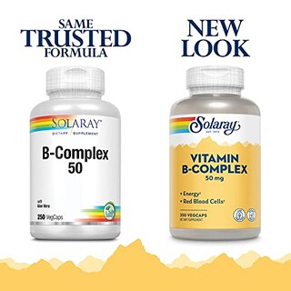 Foto 2 | Foto 2 | Suplemento Solaray Vitamina B Complex 50 250 Cápsulas Vegetales - Venta Internacional.