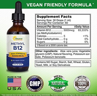 Foto 4 | Foto 4 | Suplemento De Vitamina B12 De Squared Nutrition, 5000 Mcg - Venta Internacional.