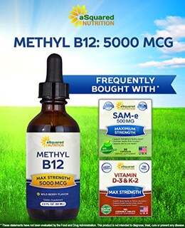 Foto 5 | Foto 5 | Suplemento De Vitamina B12 De Squared Nutrition, 5000 Mcg - Venta Internacional.