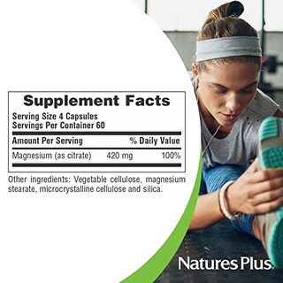 Foto 4 | Foto 4 | Suplemento Nature's Plus Kalamssure Magnesio 420 Mg 240 Cápsulas - Venta Internacional.