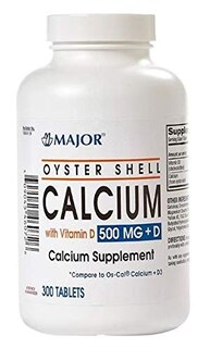 Foto 1 | Foto 1 | Suplemento De Calcio De Concha De Ostra De Major Pharmaceuticals De 500 Mg O - Venta Internacional.