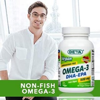 Foto 6 | Foto 6 | Suplemento Deva Vegan Omega-3 Dha Epa 500 Mg 60 Cápsulas Blandas - Venta Internacional.