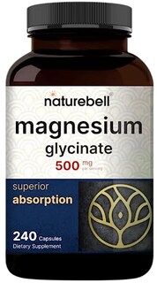 Foto 1 | Foto 1 | Suplemento De Glicinato De Magnesio Naturebell 500 Mg 240 Cápsulas - Venta Internacional.