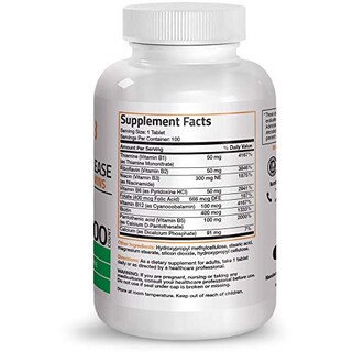 Foto 2 | Foto 2 | Suplemento Bronson Super B Vitamina B Complex 100 Comprimidos - Venta Internacional.