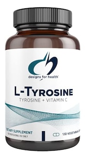 Foto 1 | Foto 1 | Diseños De Suplementos Para La Salud L-tirosina 1200 Mg Con Vitamina C - Venta Internacional.