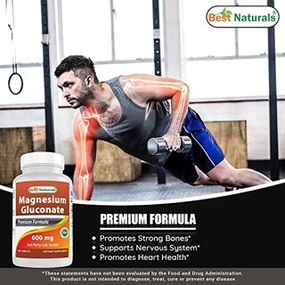 Foto 4 | Foto 4 | Supplement Best Naturals Gluconato De Magnesio 35 Mg 180 Comprimidos - Venta Internacional.