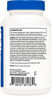 Foto 2 | Foto 2 | Suplemento Nutricost Dhea 50 Mg 240 Cápsulas Sin Gluten - Venta Internacional.