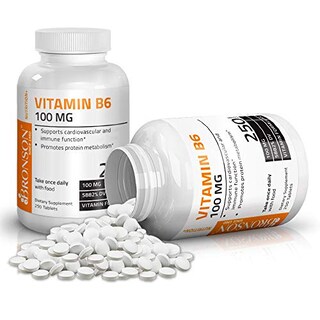 Foto 4 | Foto 4 | Suplemento Bronson De Vitamina B6 100 Mg 250 Comprimidos - Venta Internacional.