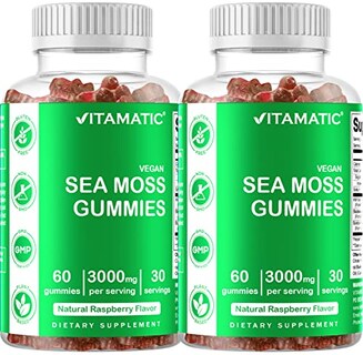 Foto 1 | Foto 1 | Suplemento Vitamático De Gomitas Irlandesas De Musgo Marino, 3000 Mg, 60% Veganas - Venta Internacional.