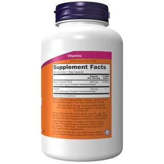 Foto 2 | Foto 2 | Supplement Now Niacina (vitamina B-3) 500 Mg De Doble Concentración - Venta Internacional.
