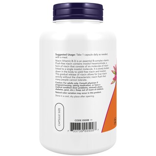 Foto 3 | Foto 3 | Supplement Now Niacina (vitamina B-3) 500 Mg De Doble Concentración - Venta Internacional.