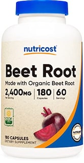Foto 1 | Foto 1 | Suplemento Nutricost De Raíz De Remolacha 2400 Mg 180 Cápsulas - Venta Internacional.