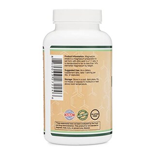 Foto 3 | Foto 3 | Cápsulas De Citrato De Magnesio 400 Mg 180 Cápsulas Double Wood - Venta Internacional.