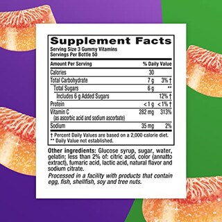 Foto 4 | Foto 4 | Gomitas De Vitamina Vitafusion Power C Para El Apoyo Inmunitario, 150 Unidades - Venta Internacional.