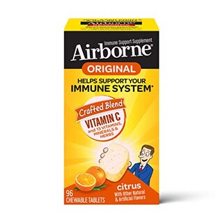Foto 1 | Foto 1 | Tabletas Masticables Airborne De 1000 Mg De Vitamina C Con Zinc, 96 Unidades - Venta Internacional.